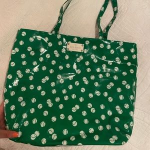 Kate Spade Green Tennis Ball Bag